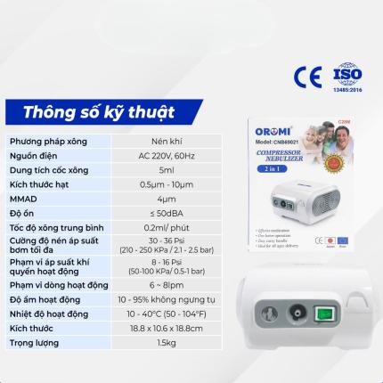 Máy Xông Khí Dung Oromi C28M CNB69021