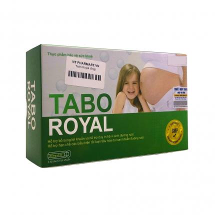 Men tiêu hóa Tabo RoyalBào tử lợi khuẩn Anh Quốc cho mẹ và bé táo bón, biếng ăn