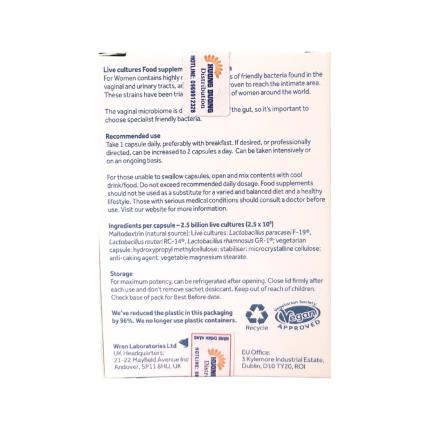 Men Vi Sinh Optibac Intimate Flora For Women 4