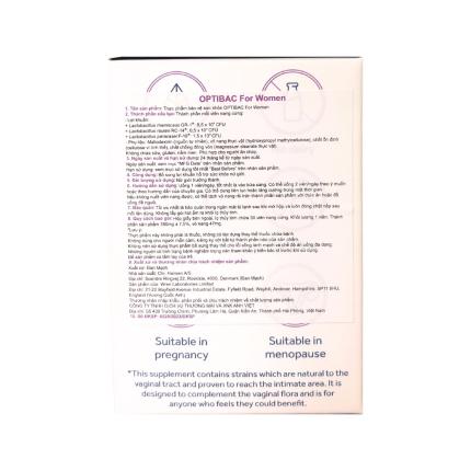 Men Vi Sinh Optibac Intimate Flora For Women 3