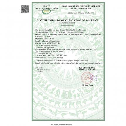Giấy công bố sản phẩm