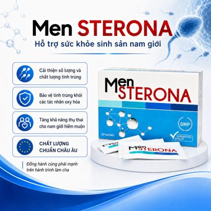 Mensterona (30 g&oacute;i) - Bổ tinh tr&ugrave;ng, tăng cường chức năng sinh sản