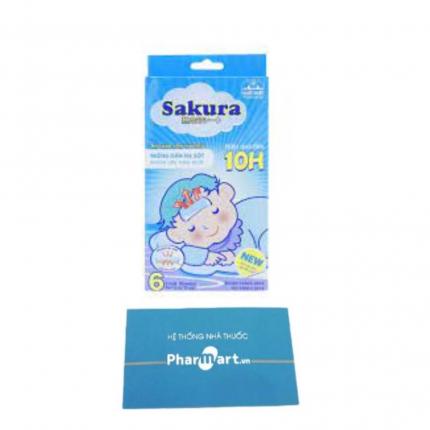 Miếng dán hạ sốt sakura tại Pharmart.vn