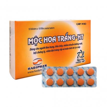 Thuốc Mộc hoa trắng - HT - Hỗ trợ điều trị tiêu chảy