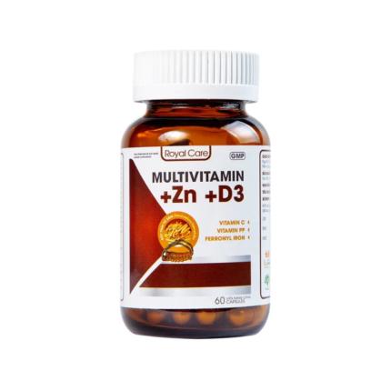 Multivitamin + Zn + D3 Royal Care - Tăng sức đề kháng, giảm mệt mỏi