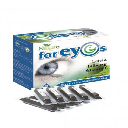 Nature For Eyes hộp 20 ống giúp tăng cường thị lực, giảm mỏi mắt