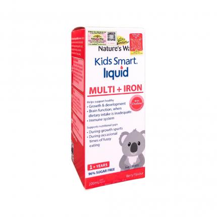 Nature's Way Kids Smart Liquid Multi + Iron - Tăng cường miễn dịch cho bé