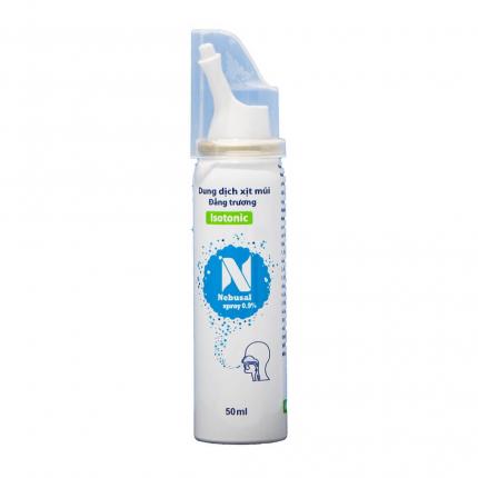Xịt mũi sát khuẩn Nebusal Isotonic 09%