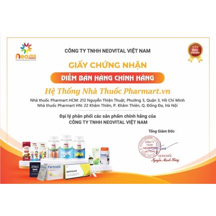 Chứng Nhận Đại Lý