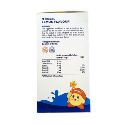Neo Kids Gummies DHA Vi Tảo - Cholin (Lọ 60 viên)