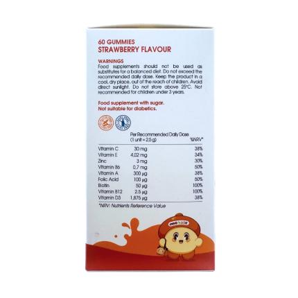 Neo Kids Gummies Kẽm Hữu Cơ (Lọ 60 viên)