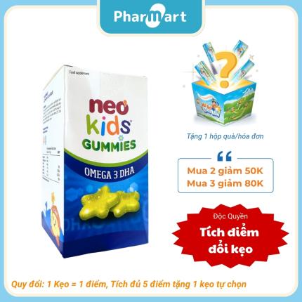 Neo Kids Gummies Omega 3 - DHA (Lọ 60 viên)