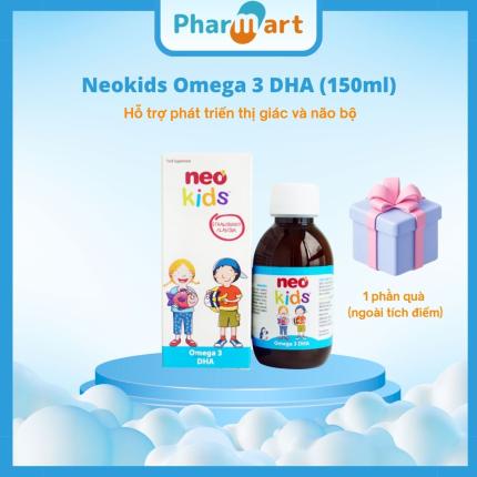 Neo Kids Omega 3 DHA (150ml) - Hỗ trợ ph&aacute;t triển thị gi&aacute;c v&agrave; n&atilde;o bộ