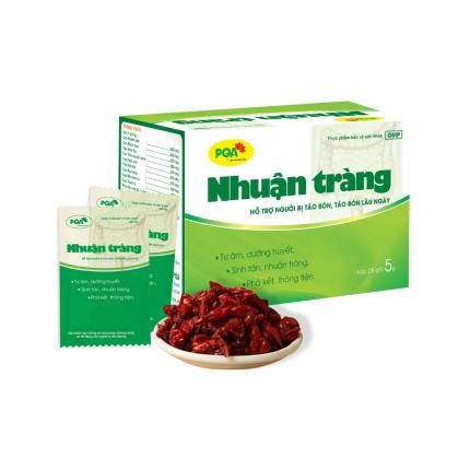 Cốm Nhuận Tràng PQA hỗ trợ người bị táo bón