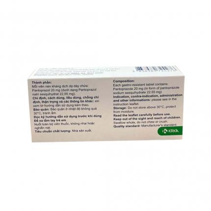 Nolpaza 20mg - Điều trị đau loét dạ dày, thực quản