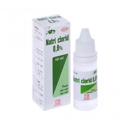 Nước muối nhỏ mắt Nacl 0,9 Pharmedic lọ 10ml