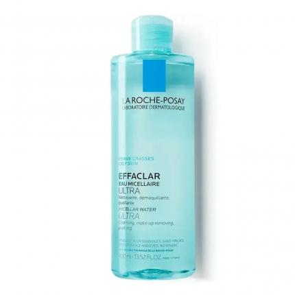 Nước tẩy trang sạch sâu & kiểm soát nhờn cho da dầu La Roche-Posay Effaclar Micellar Water Ultra Oily Skin 400ml