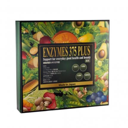 Hộp 10 chai nước uống hỗ trợ tiêu hoá Enzymes 375 Plus