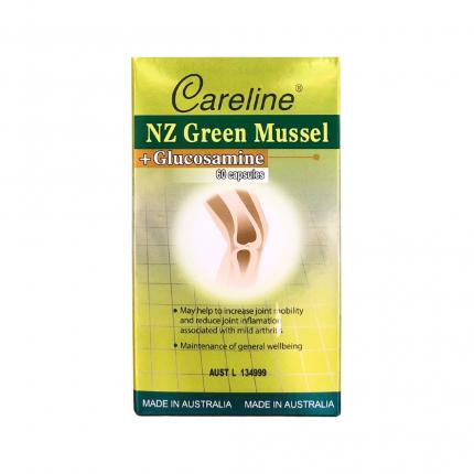 NZ Green Mussel + Glucosamine - Bảo vệ xương khớp không gây đau dạ dày