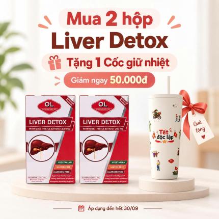 Olympian Labs Liver Detox Mỹ - Giải độc và tăng cường chức năng gan