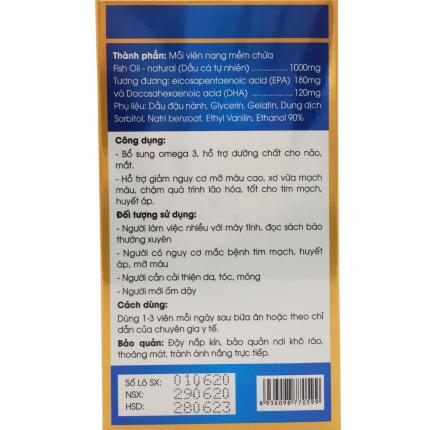 thong tin san pham omega3 kingphar tieng viet