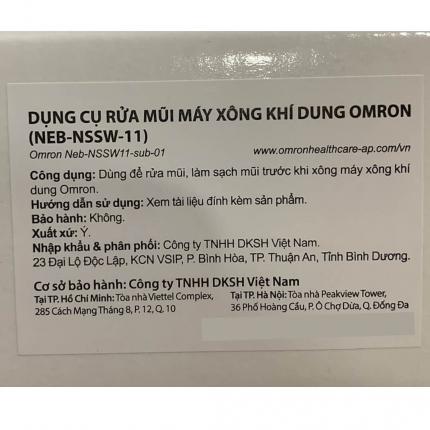 Công dụng của Dụng cụ rửa mũi Omron