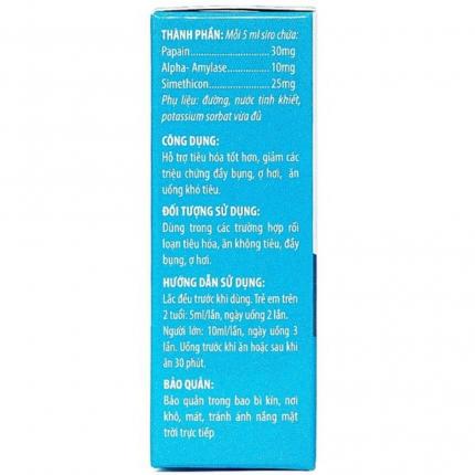 Mặt Bên Hộp Men Tiêu Hóa
