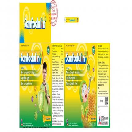 Ống uống Sanfodulin tăng cường miễn dịch khỏe trẻ ăn ngon 6