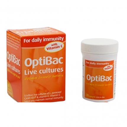 Optibac Live Cultures For Daily Immunity - Tăng đề kháng