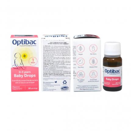 Các mặt OptiBac Probiotics For Your Baby