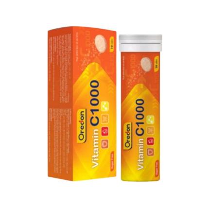 Oredon Vitamin C 1000 (Tuýp 10 Viên Sủi)