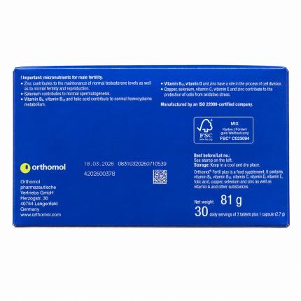Orthomol Fertil Plus (Hộp 30 Gói) (2)