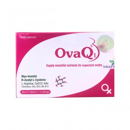 OvaQ1 - Hỗ trợ tăng khả năng mang thai hộp 30 viên