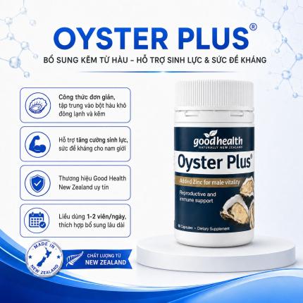 Oyster Plus - Tinh chất h&agrave;u tăng cường sinh l&yacute; nam