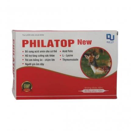 Philatop new ống thủy tinh - Tăng cường miễn dịch