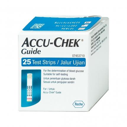 1 hop que thu duong huyet accu chek guide 25 que