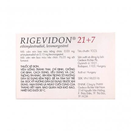  Rigevidon 21+7