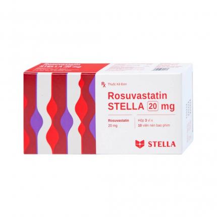 Rosuvastatin Stella 20mg - Điều trị rối loạn mỡ máu