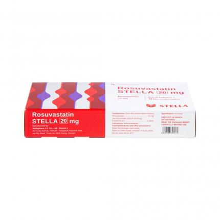 Rosuvastatin Stella 20mg - Điều trị rối loạn mỡ máu