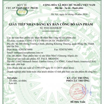 Giấy công bố sản phẩm