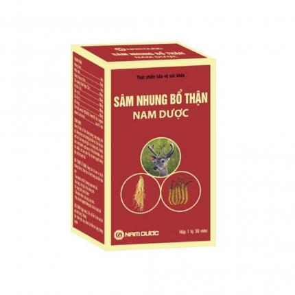 Sâm nhung bổ thận Nam Dược hỗ trợ bổ thận, tráng dương, tăng cường sinh lực