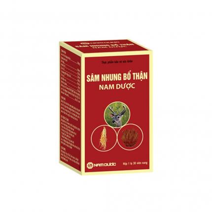 Sâm nhung bổ thận Nam Dược hỗ trợ bổ thận, tráng dương, tăng cường sinh lực 1