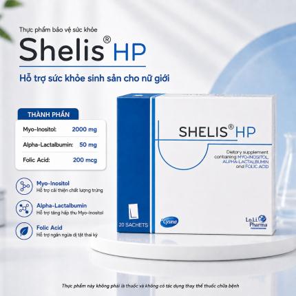 Shelis Hp - Hỗ trợ sức khỏe sinh sản cho nữ giới