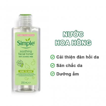 Công dụng của Simple Kind to Skin Soothing