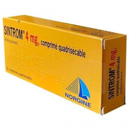 Sintrom 4mg - Chống đông máu, ngăn chặn tắc nghẽn mạch máu