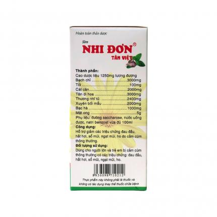 Siro Nhi đơn Tâm Việt