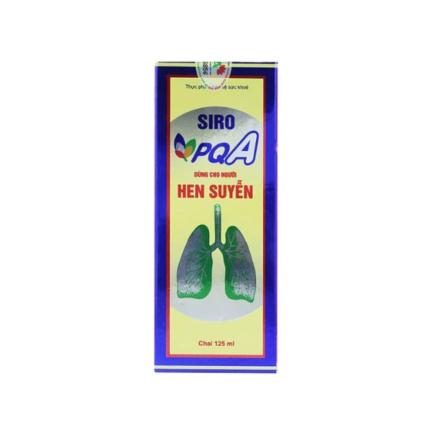 Siro Hen Suyễn PQA - Giải cảm hàn, thông phế, bình suyễn hộp 125ml
