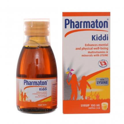 Siro Pharmaton Kiddi - Bổ sung vitamin cho bé 100ml