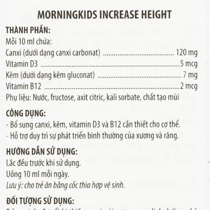 Morningkids Increase Height