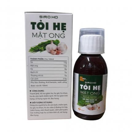 Siro tỏi hẹ mật ong